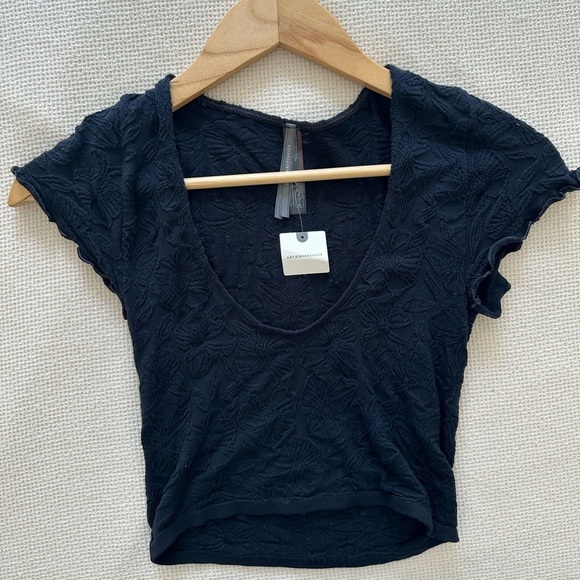 Anthropologie NWT Hannah Seamless Textured Baby Tee Edition - Picture 4 of 8